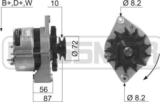 ERA 210074A - Генератор avtokuzovplus.com.ua