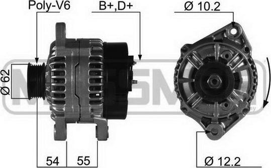 ERA 210075R - Генератор avtokuzovplus.com.ua