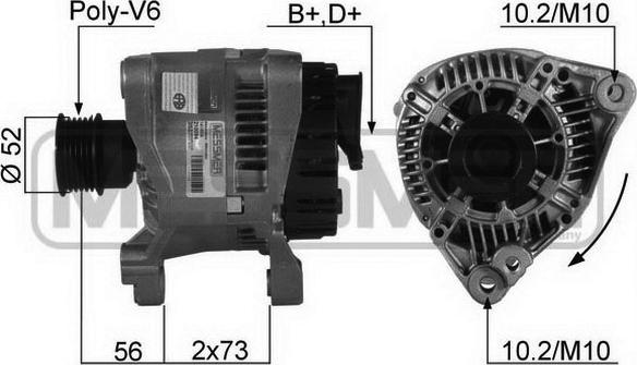 ERA 210094R - Генератор avtokuzovplus.com.ua