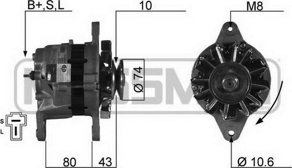 ERA 210101R - Генератор autocars.com.ua