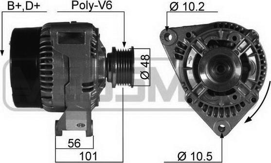 ERA 210102R - Генератор avtokuzovplus.com.ua