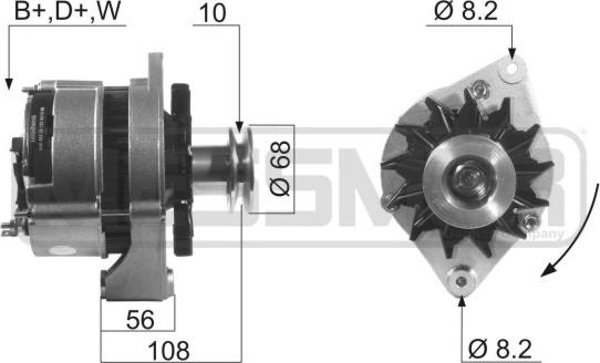 ERA 210108A - Генератор autocars.com.ua