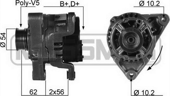 ERA 210113R - Генератор autocars.com.ua