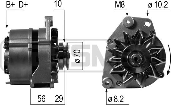 ERA 210128R - Генератор avtokuzovplus.com.ua