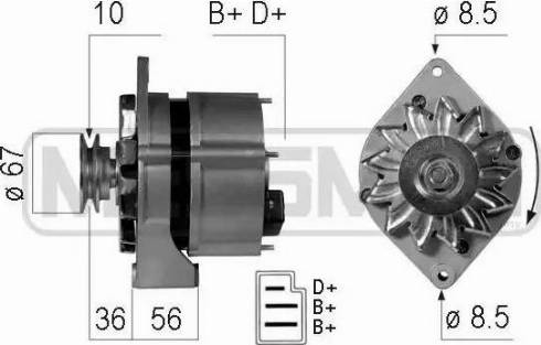 ERA 210172 - Генератор avtokuzovplus.com.ua