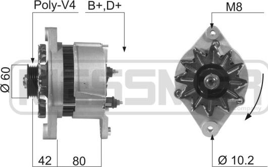 ERA 210182R - Генератор avtokuzovplus.com.ua