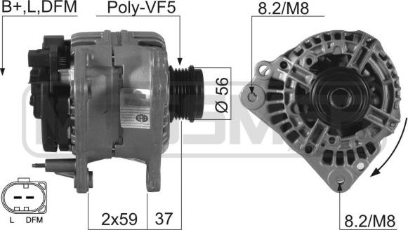 ERA 210183R - Генератор avtokuzovplus.com.ua