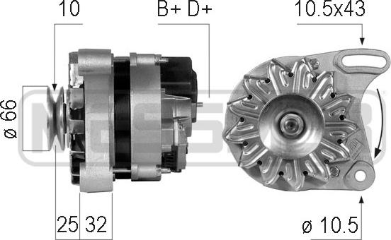 ERA 210213 - Генератор avtokuzovplus.com.ua