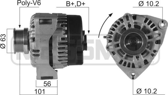 ERA 210229 - Генератор autocars.com.ua