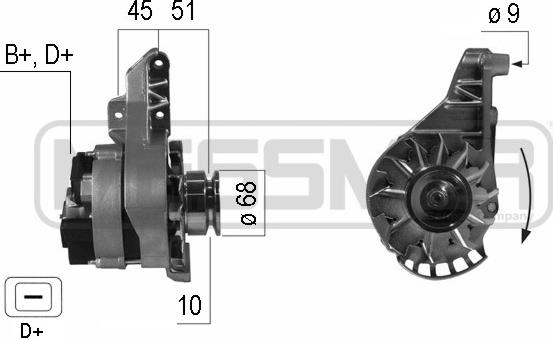 ERA 210232A - Генератор avtokuzovplus.com.ua