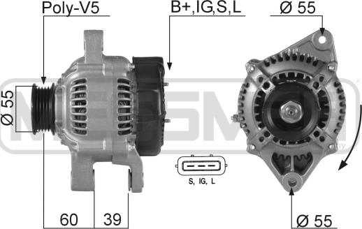 ERA 210266R - Генератор autocars.com.ua