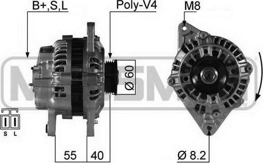 ERA 210282R - Генератор avtokuzovplus.com.ua