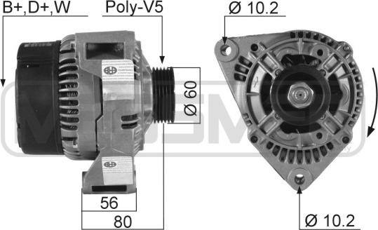 ERA 210291R - Генератор autocars.com.ua