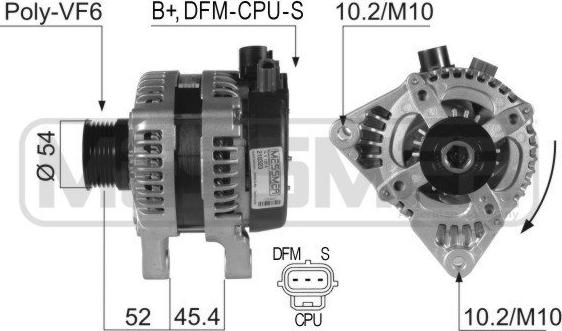 ERA 210323A - Генератор avtokuzovplus.com.ua