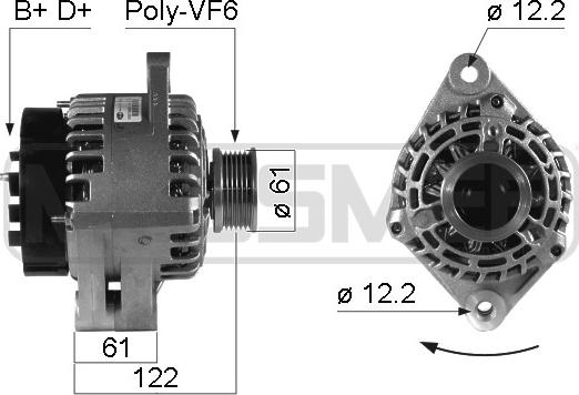 ERA 210326 - Генератор avtokuzovplus.com.ua