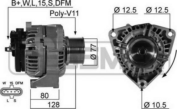 ERA 210329A - Генератор avtokuzovplus.com.ua