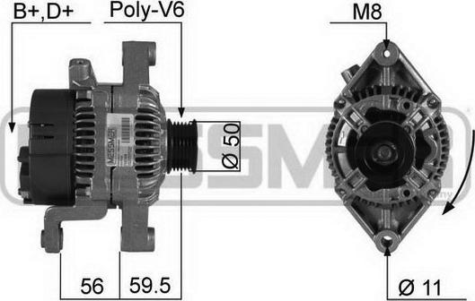 ERA 210349R - Генератор avtokuzovplus.com.ua