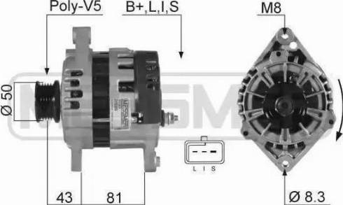 BOSCH 0 986 049 600 - Генератор autocars.com.ua