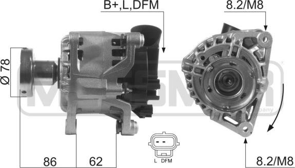 ERA 210412 - Генератор autocars.com.ua