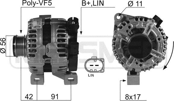 ERA 210440 - Генератор avtokuzovplus.com.ua