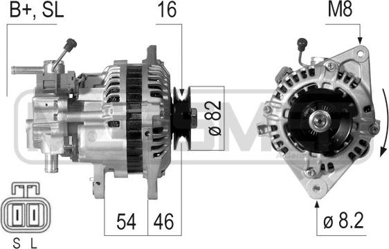 ERA 210461A - Генератор avtokuzovplus.com.ua