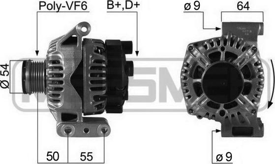 ERA 210465 - Генератор autocars.com.ua