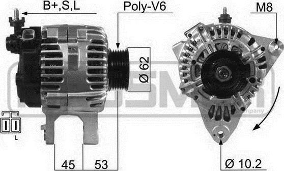 ERA 210479 - Генератор avtokuzovplus.com.ua