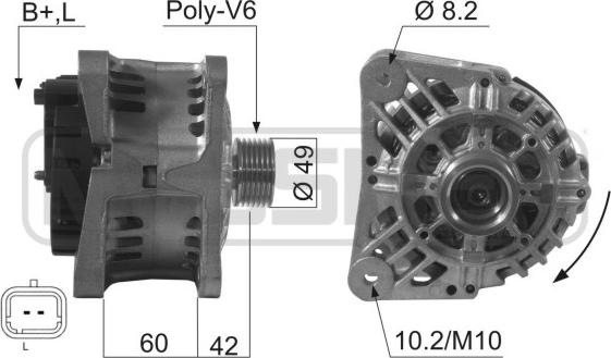 ERA 210480 - Генератор avtokuzovplus.com.ua