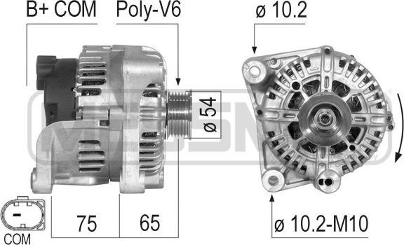 ERA 210499A - Генератор avtokuzovplus.com.ua