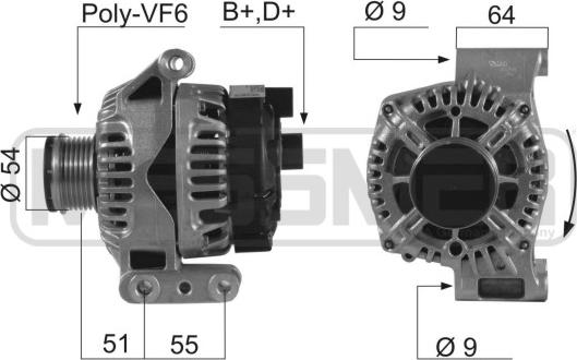 ERA 210547A - Генератор avtokuzovplus.com.ua