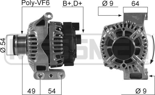 ERA 210550A - Генератор avtokuzovplus.com.ua