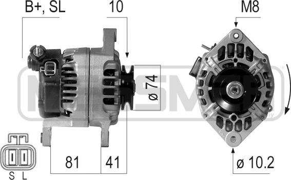 ERA 210556 - Генератор autocars.com.ua