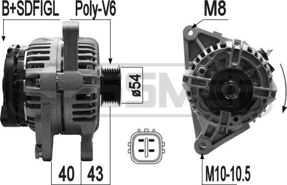 ERA 210569A - Генератор autocars.com.ua