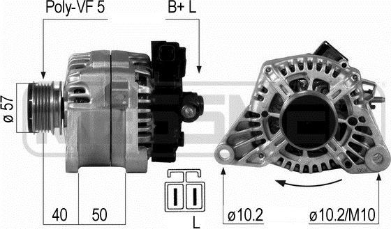 ERA 210651A - Генератор autocars.com.ua