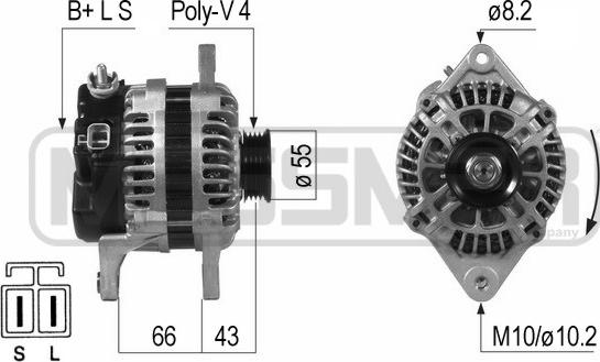 ERA 210653 - Генератор autocars.com.ua