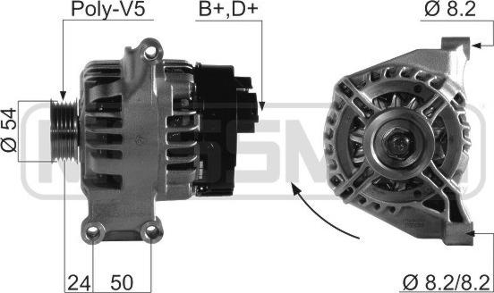 ERA 210659 - Генератор avtokuzovplus.com.ua