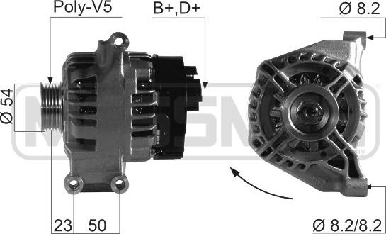 ERA 210661 - Генератор avtokuzovplus.com.ua