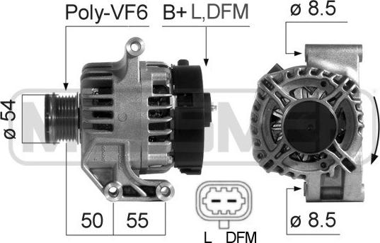 ERA 210687A - Генератор avtokuzovplus.com.ua