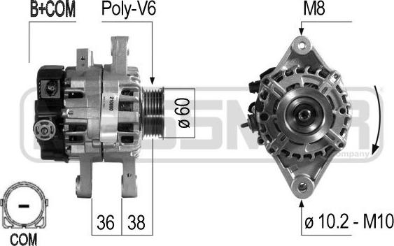 ERA 210690 - Генератор autocars.com.ua