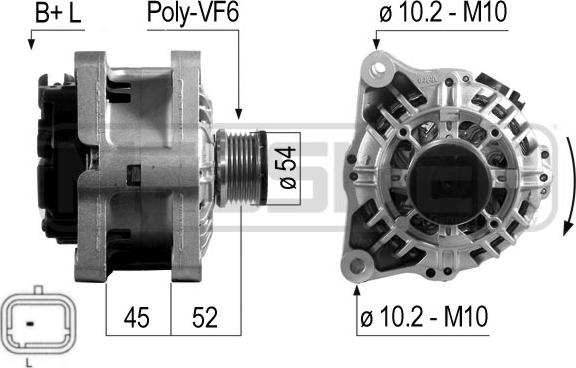 ERA 210703A - Генератор avtokuzovplus.com.ua