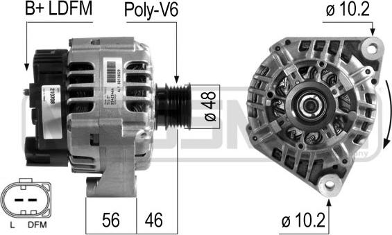 ERA 210708 - Генератор avtokuzovplus.com.ua