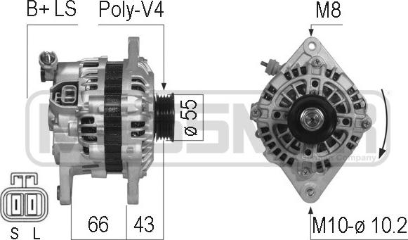 ERA 210713 - Генератор avtokuzovplus.com.ua