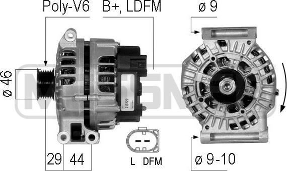 ERA 210729A - Генератор autocars.com.ua