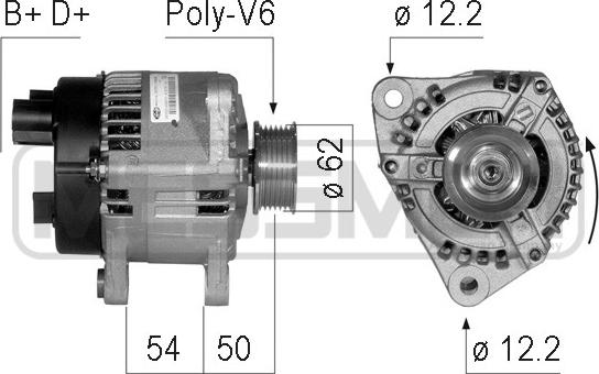 ERA 210742 - Генератор autocars.com.ua