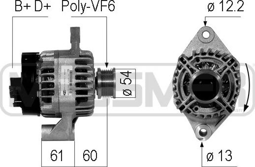 ERA 210747 - Генератор avtokuzovplus.com.ua