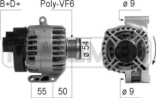 ERA 210749 - Генератор avtokuzovplus.com.ua