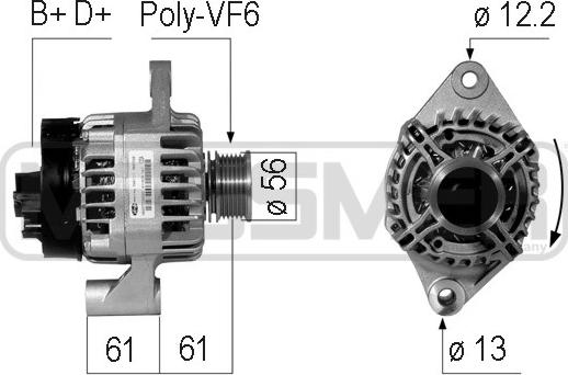 ERA 210758 - Генератор avtokuzovplus.com.ua