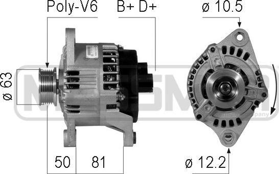 ERA 210760A - Генератор autocars.com.ua