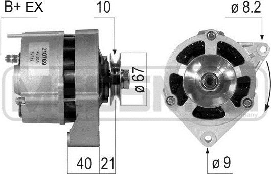 ERA 210769A - Генератор avtokuzovplus.com.ua