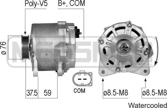 ERA 210791 - Генератор autocars.com.ua